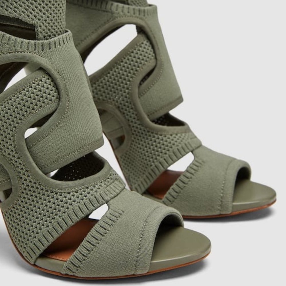 Khaki heels